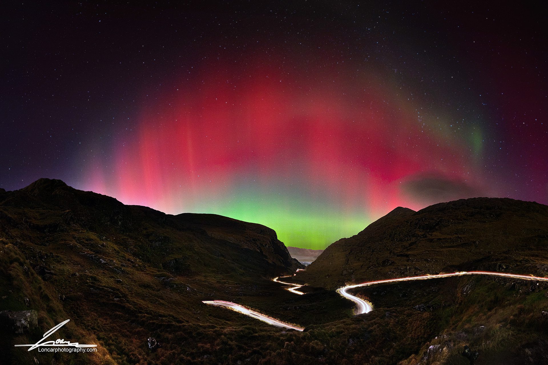 Gap of Dunloe aurora