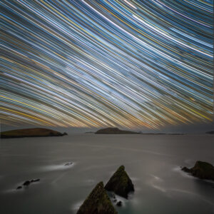 Dunquin pier star trails