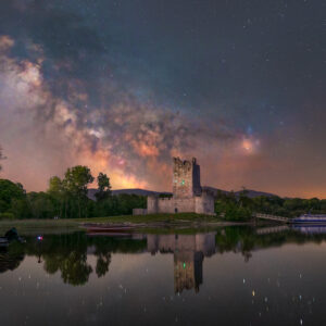 Ross castle milky way