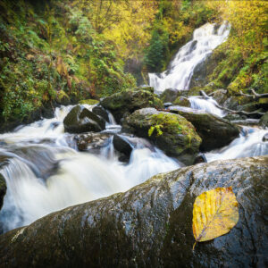 Torc waterfall autumn Killarney
